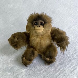 Vintage 1968 Kamar Hanging Monkey Plush Japan Orangutan 6.5” Hook